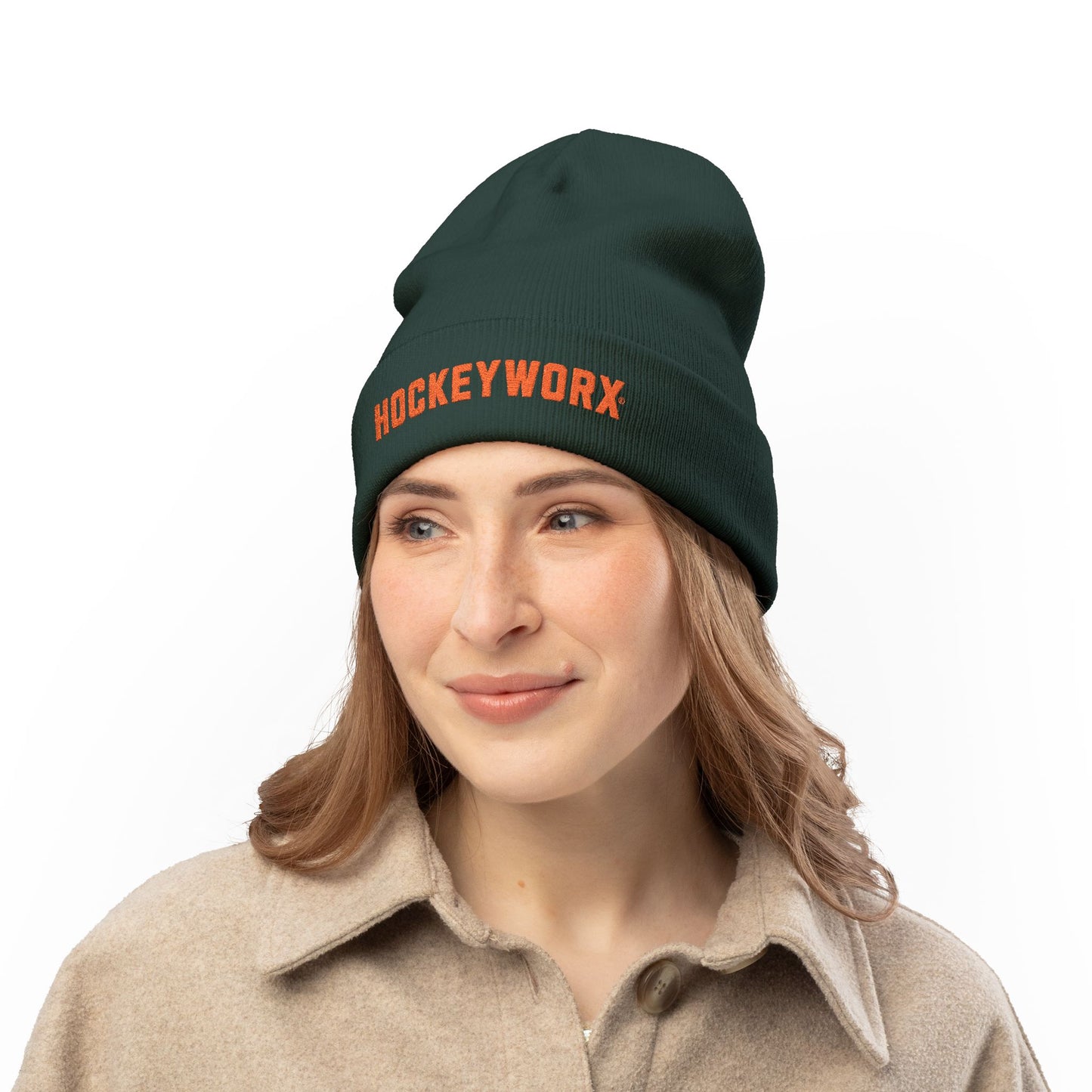 HockeyWorx Embroidered Knit Beanie