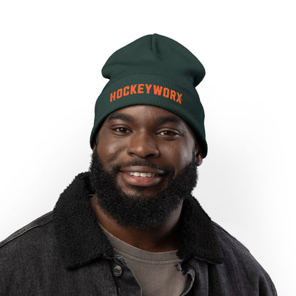 HockeyWorx Embroidered Knit Beanie